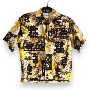 Surfside Sportswear Mens Size Medium? Hawaiian‎ Honolulu Button Up Aloha Shirt